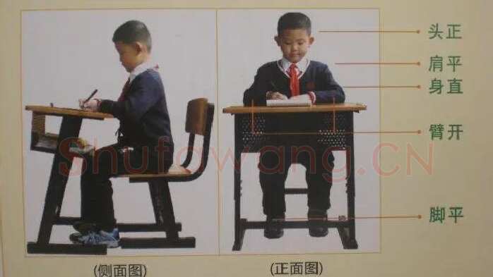 书法知识,写钢笔字的正确姿势