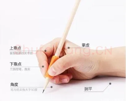 书法知识,写钢笔字的正确姿势
