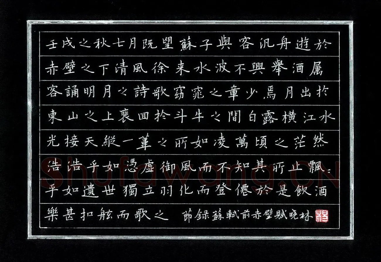 杨晓林硬笔楷书王建诗一首,硬笔书法作品