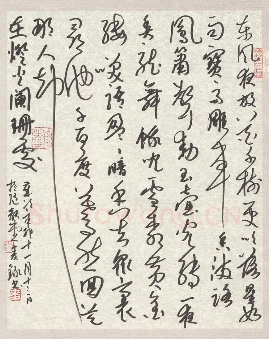 麦录硬笔草书辛弃疾词一首,麦录硬笔书法作品