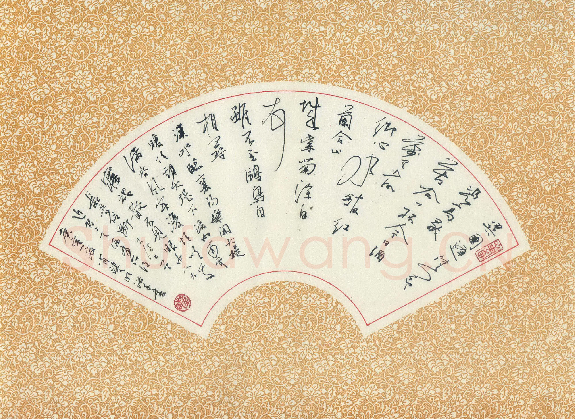 萧望明硬笔行草古诗二首,萧望明硬笔书法作品