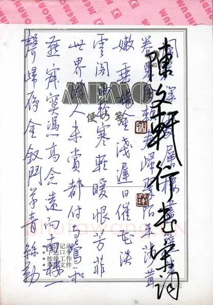 陈文轩硬笔行书宋词小册,陈文轩硬笔书法作品