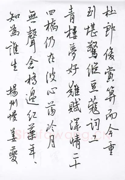 陈文轩硬笔行书宋词小册,陈文轩硬笔书法作品