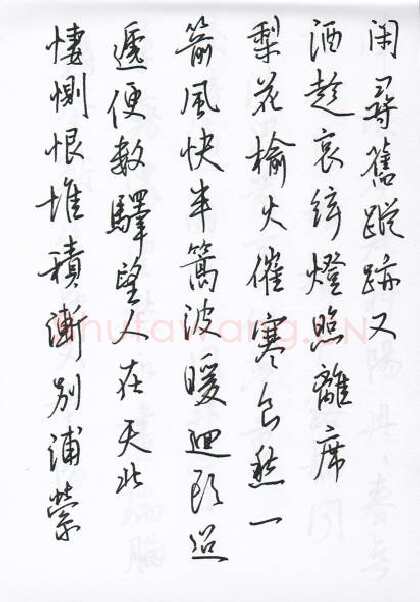 陈文轩硬笔行书宋词小册,陈文轩硬笔书法作品