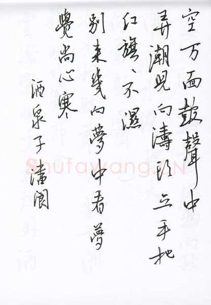 陈文轩硬笔行书宋词小册,陈文轩硬笔书法作品