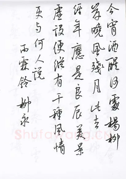 陈文轩硬笔行书宋词小册,陈文轩硬笔书法作品