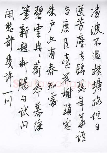 陈文轩硬笔行书宋词小册,陈文轩硬笔书法作品
