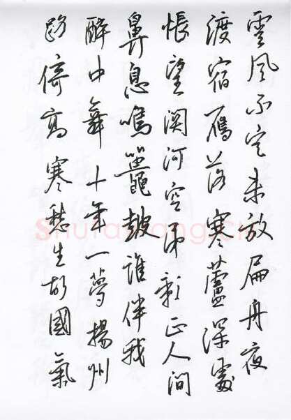 陈文轩硬笔行书宋词小册,陈文轩硬笔书法作品