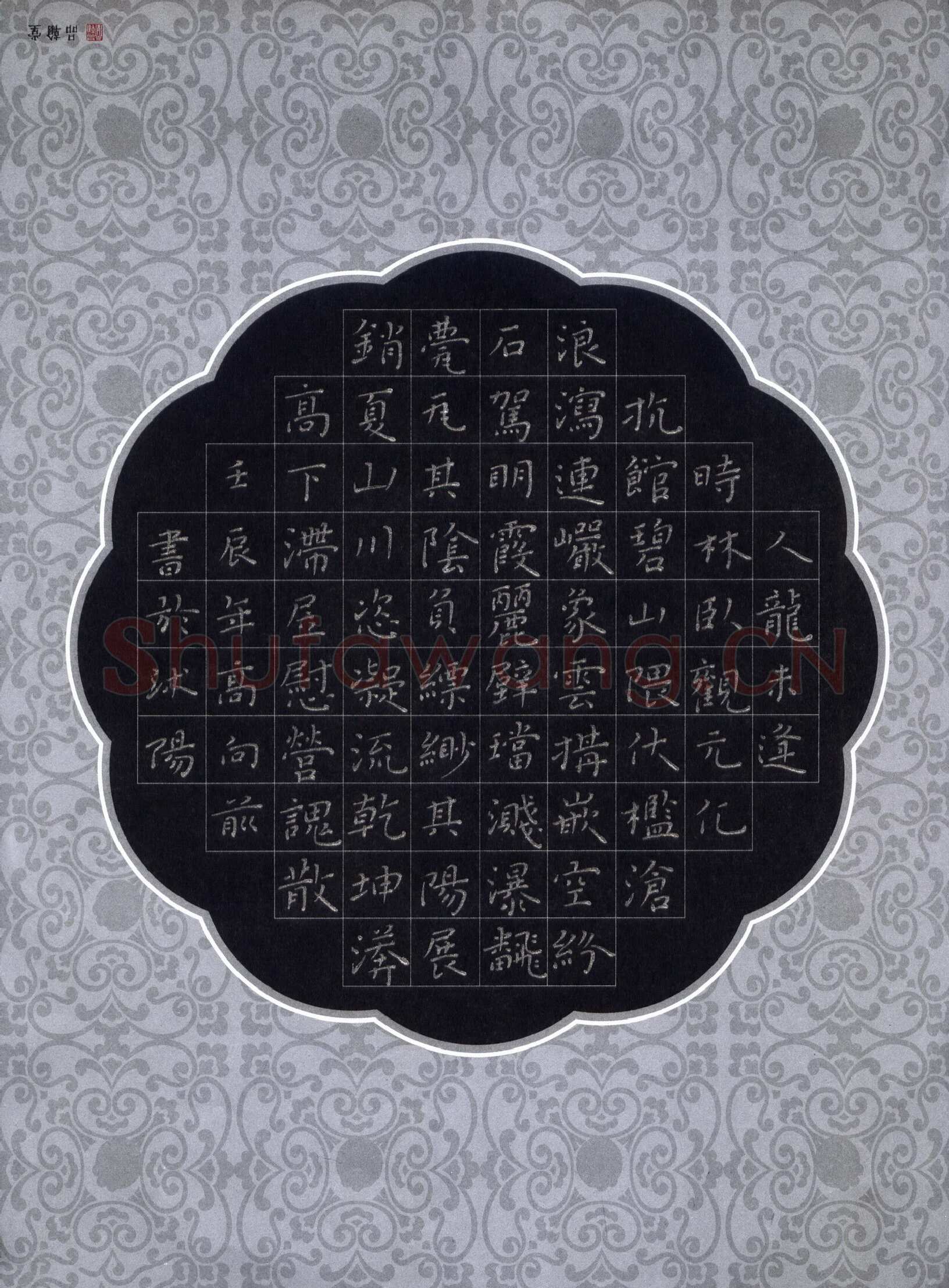 高向前硬笔楷书王宠游包山集,高向前硬笔书法作品