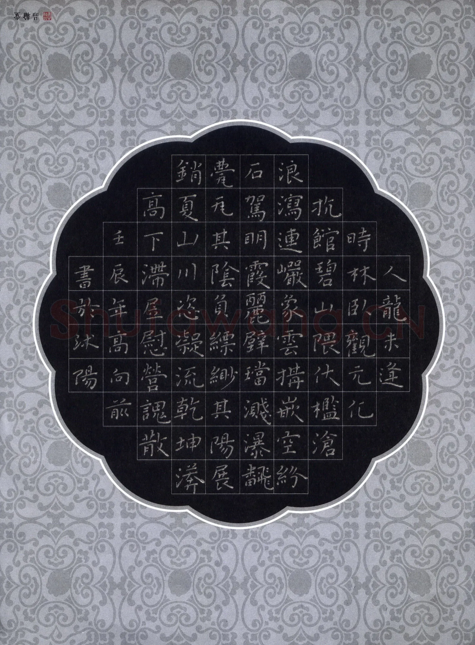 高向前硬笔楷书王宠游包山集,高向前硬笔书法作品