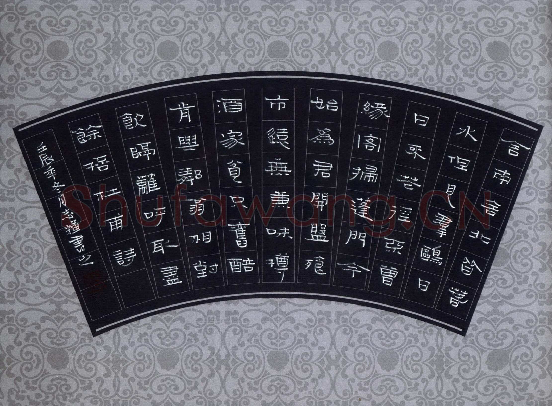 倪志辉硬笔隶书杜甫七律一首,倪志辉硬笔书法作品