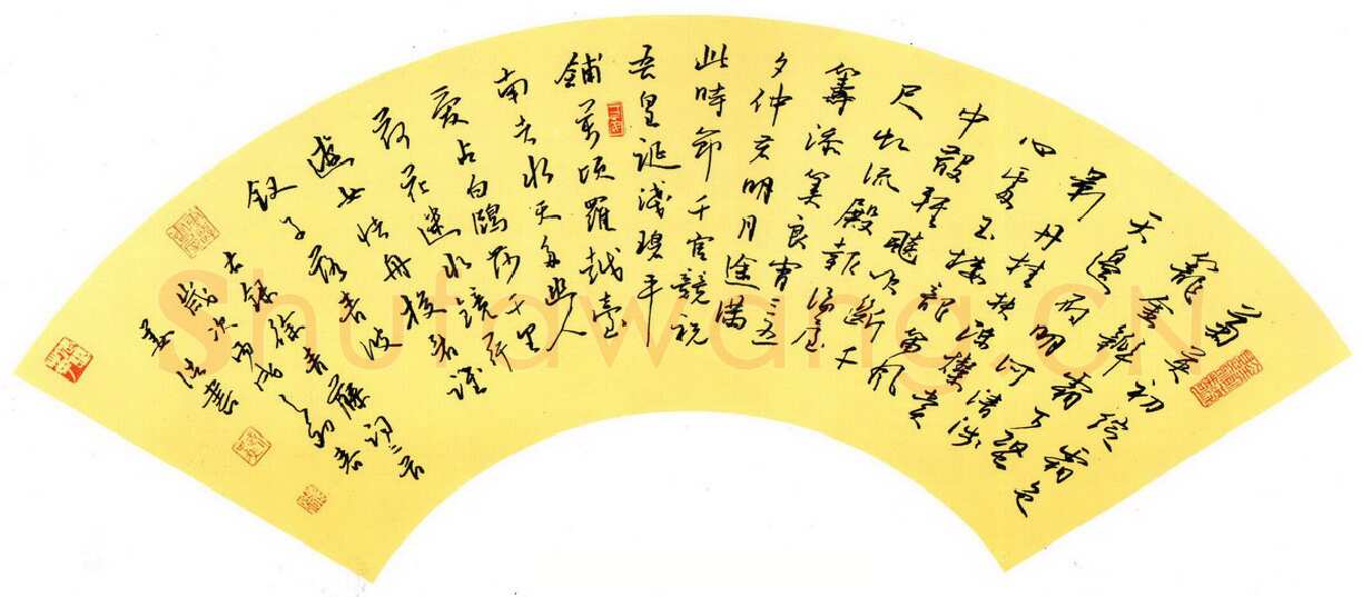 姜浩硬笔楷书徐青藤词二首,姜浩硬笔书法作品