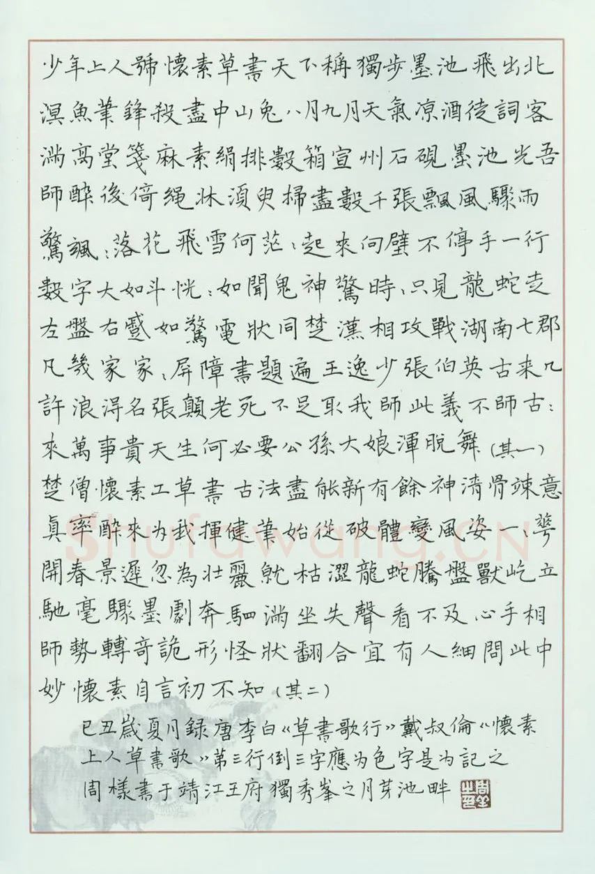 周样硬笔楷书唐诗二首,周样硬笔书法作品