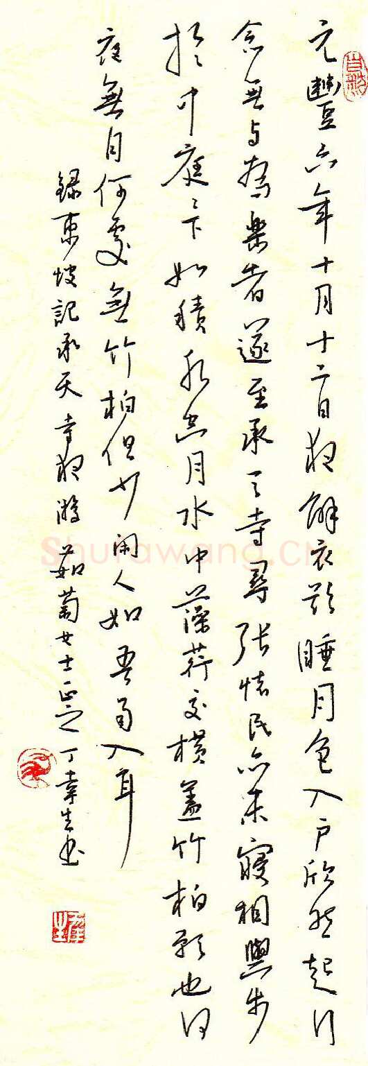 丁幸生硬笔行书东坡诗,丁幸生硬笔书法作品