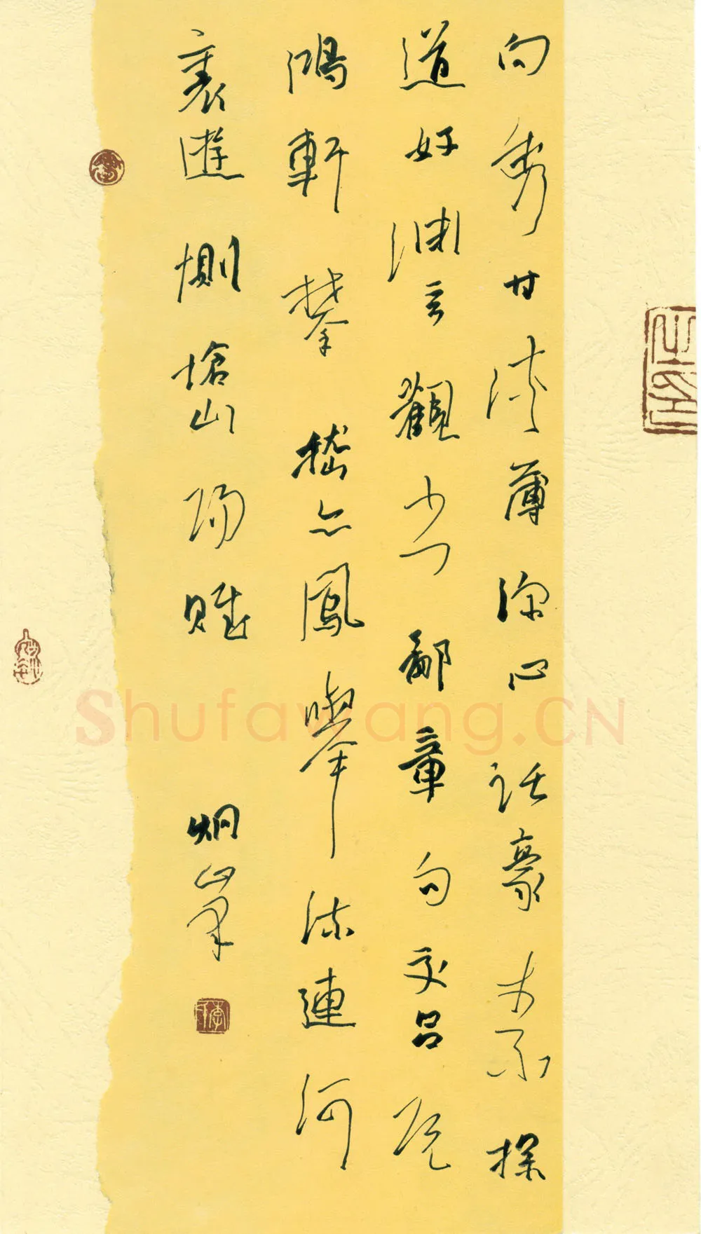 李炯峰硬笔行草颜延之诗向常侍,李炯峰硬笔书法作品