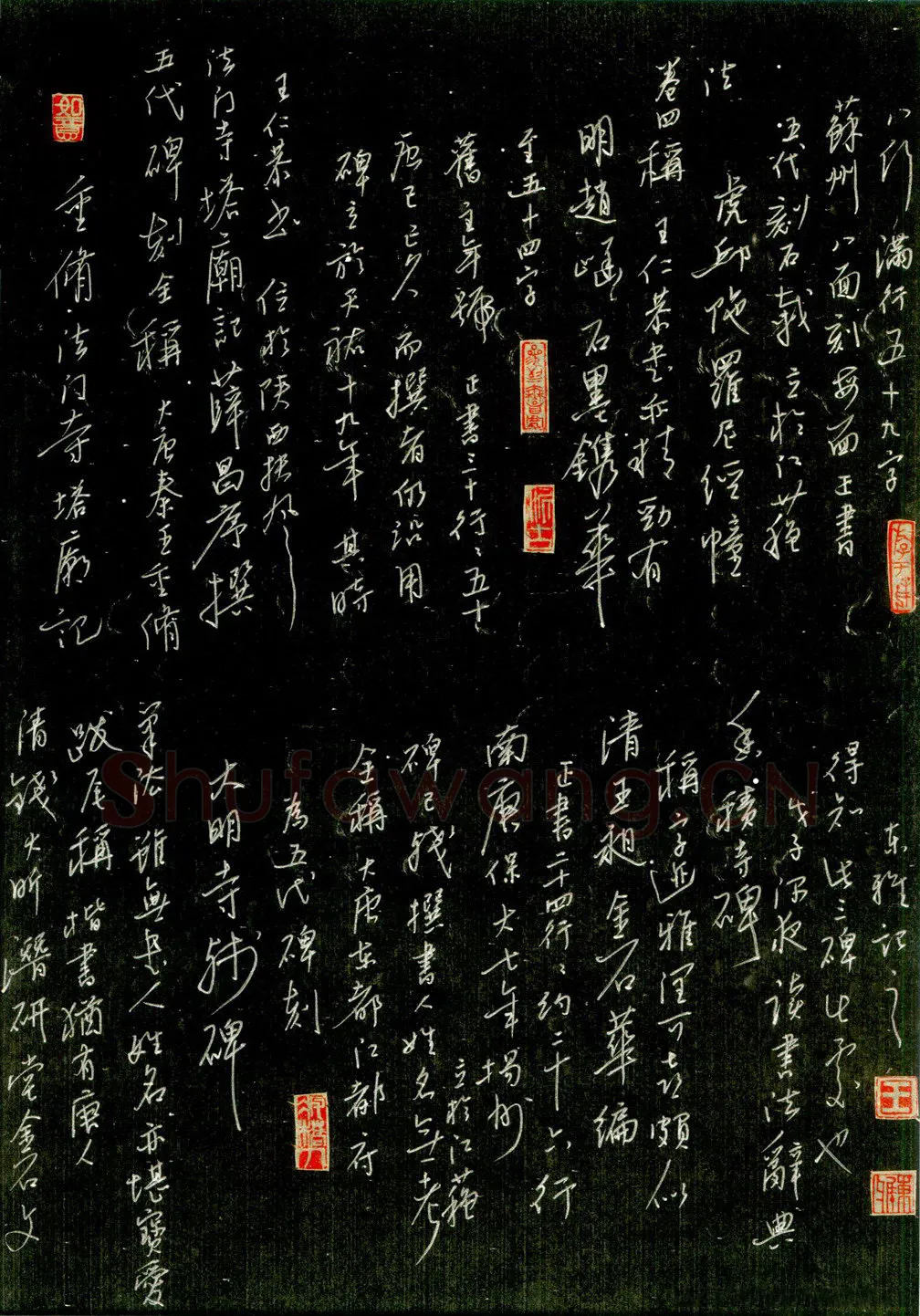 王东雅硬笔行书重修法门寺塔庙记,硬笔书法作品