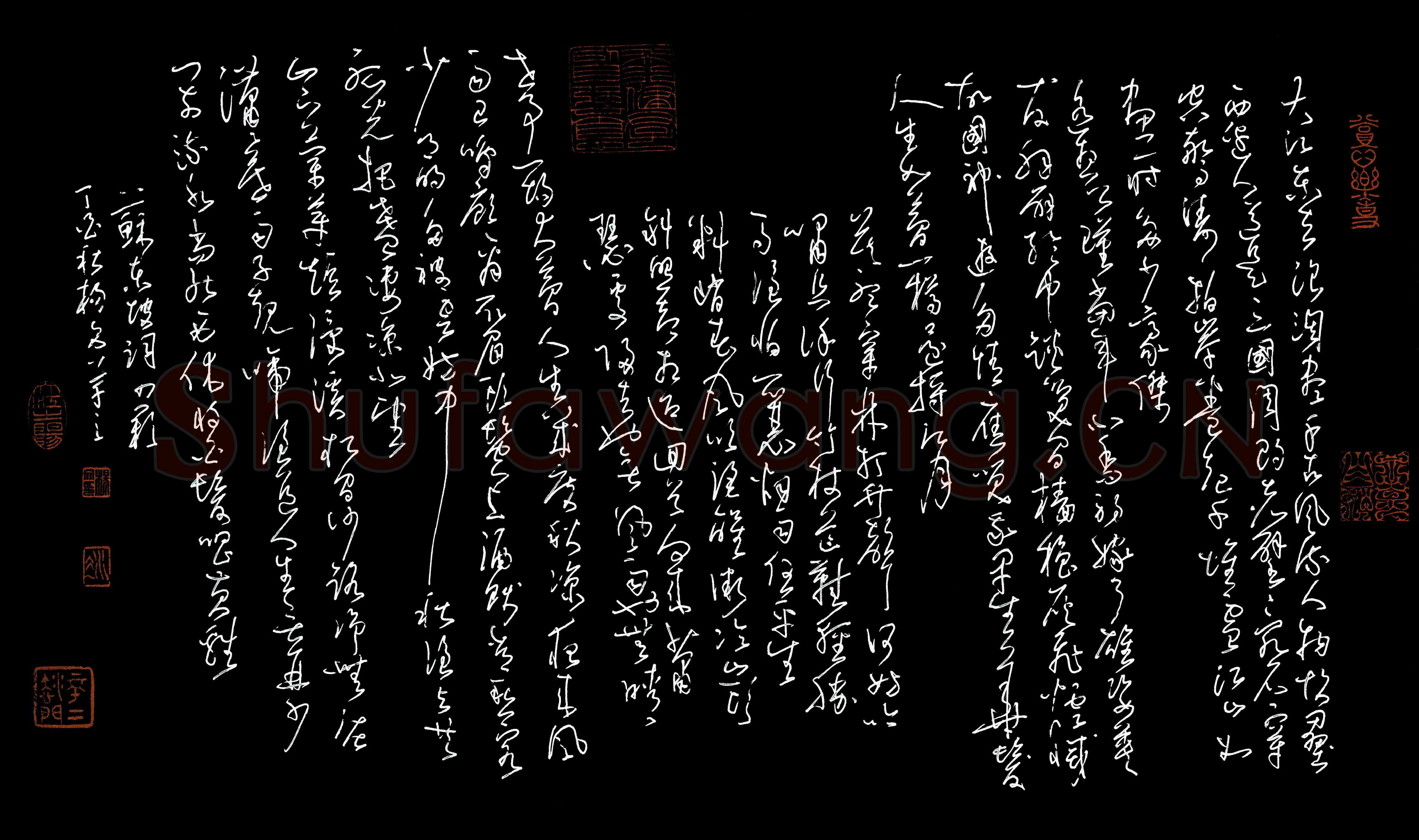 杨文硬笔草书苏东坡词四首,杨文硬笔书法作品