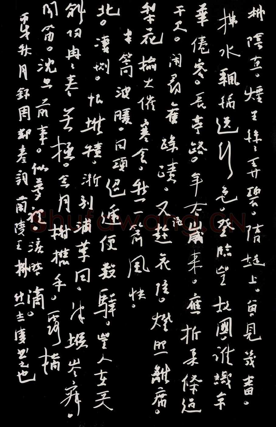 熊志凌硬笔行草周邦彦词兰陵王,熊志凌硬笔书法作品