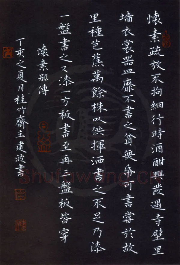 贺建波硬笔楷书怀素别传,贺建波硬笔书法作品