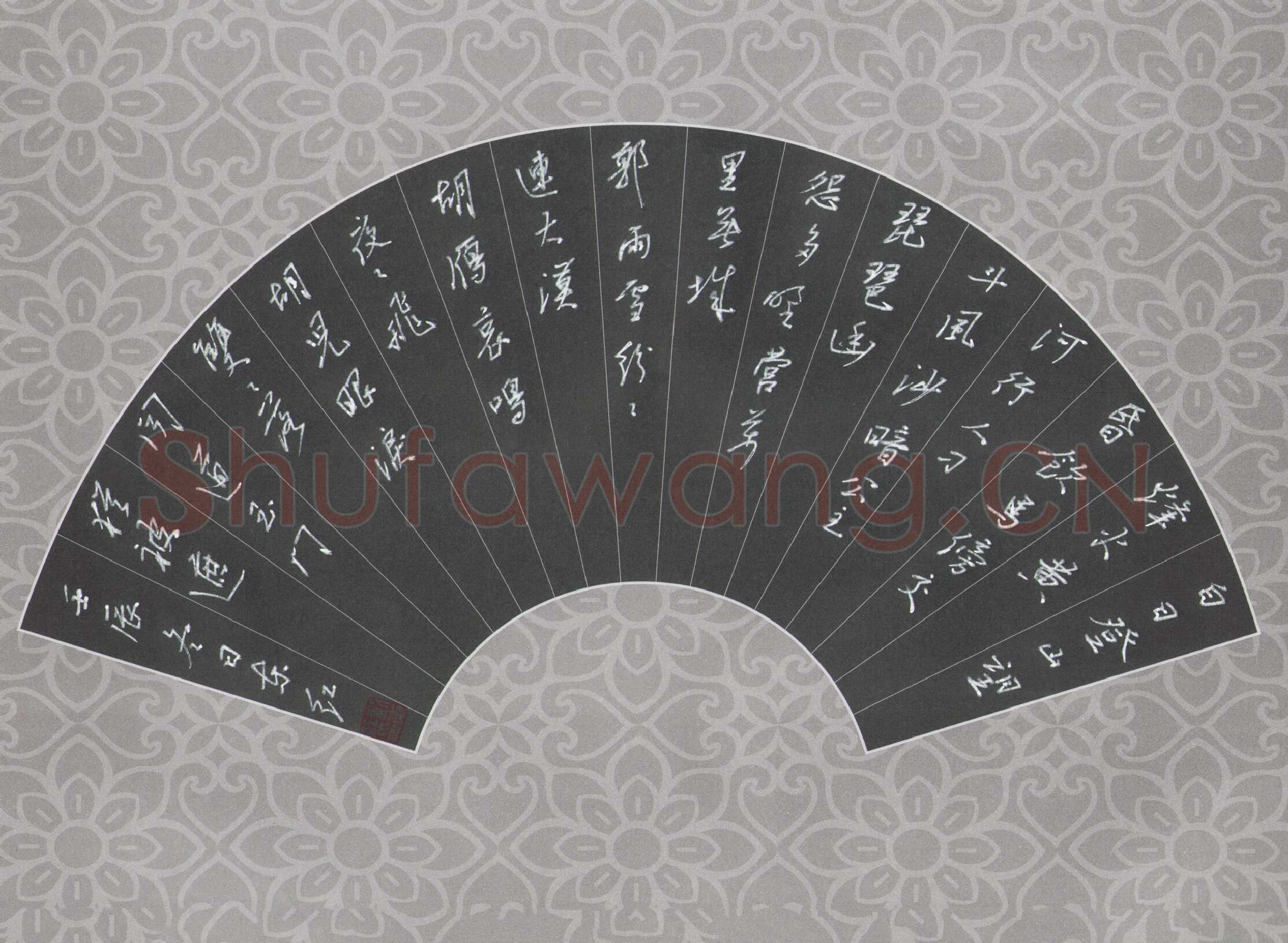 刘东红硬笔行书李颀诗古从军行,刘东红硬笔书法作品
