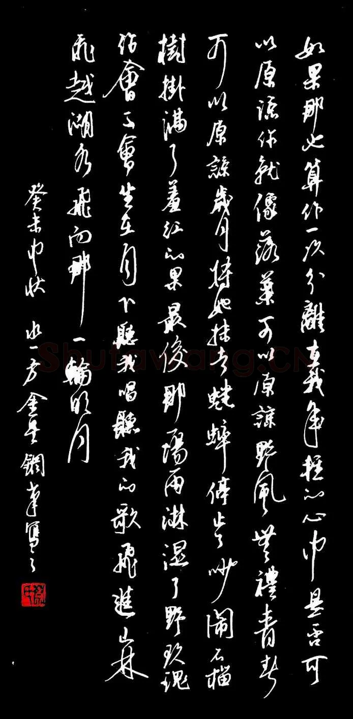 蔡金星硬笔行书现代诗,蔡金星硬笔书法作品