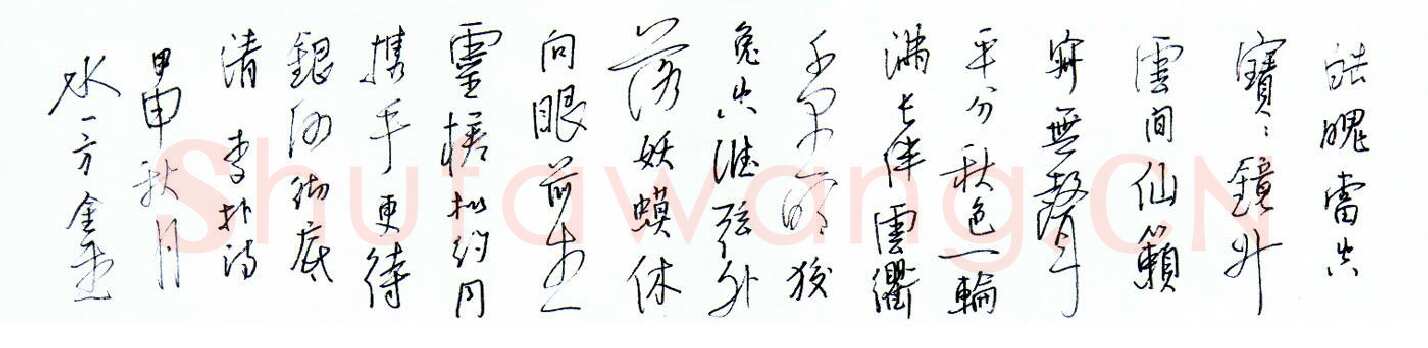 蔡金星硬笔行书李朴诗,蔡金星硬笔书法作品