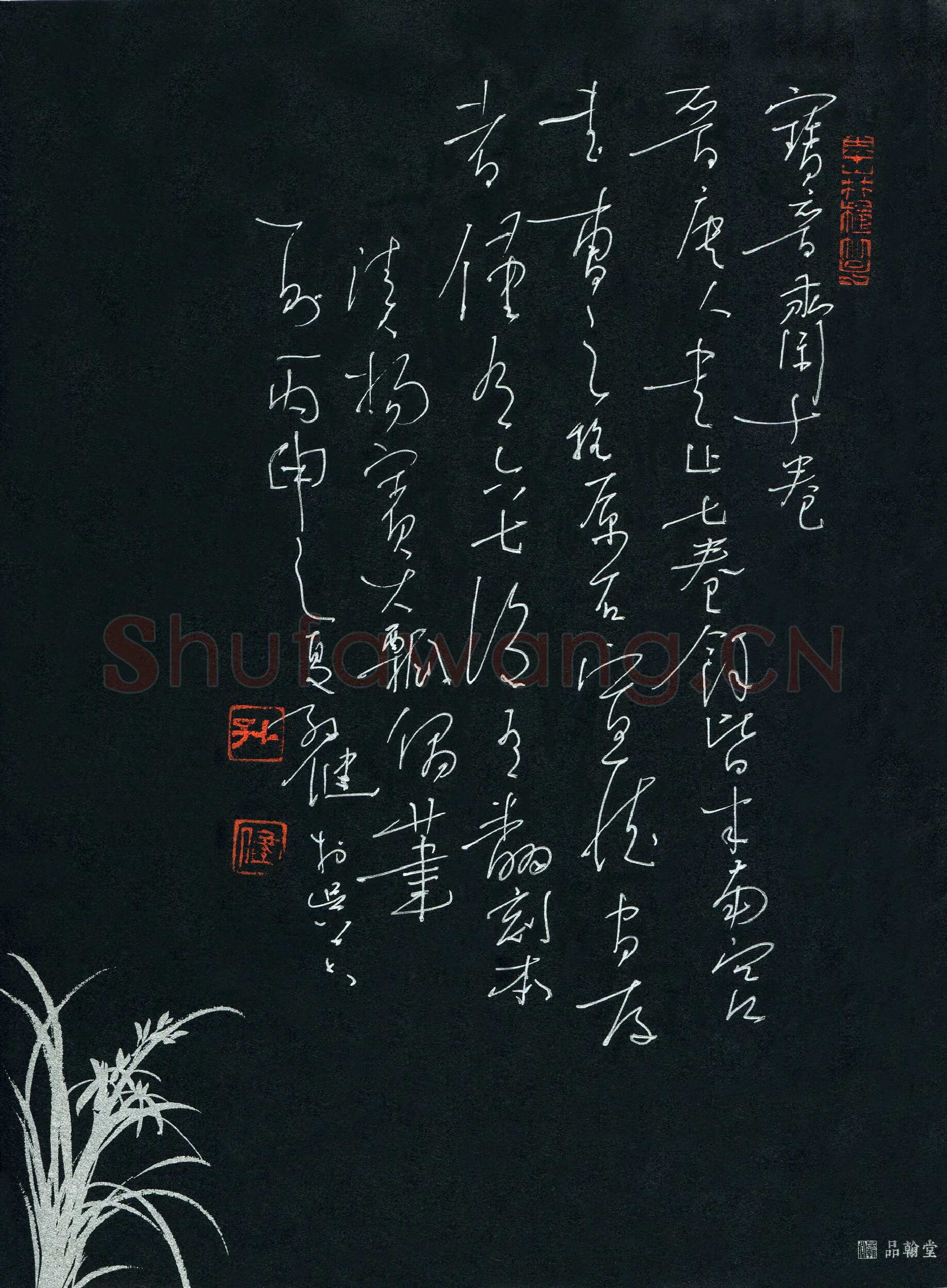 孙健硬笔草书杨宾大瓢偶笔,孙健硬笔书法作品