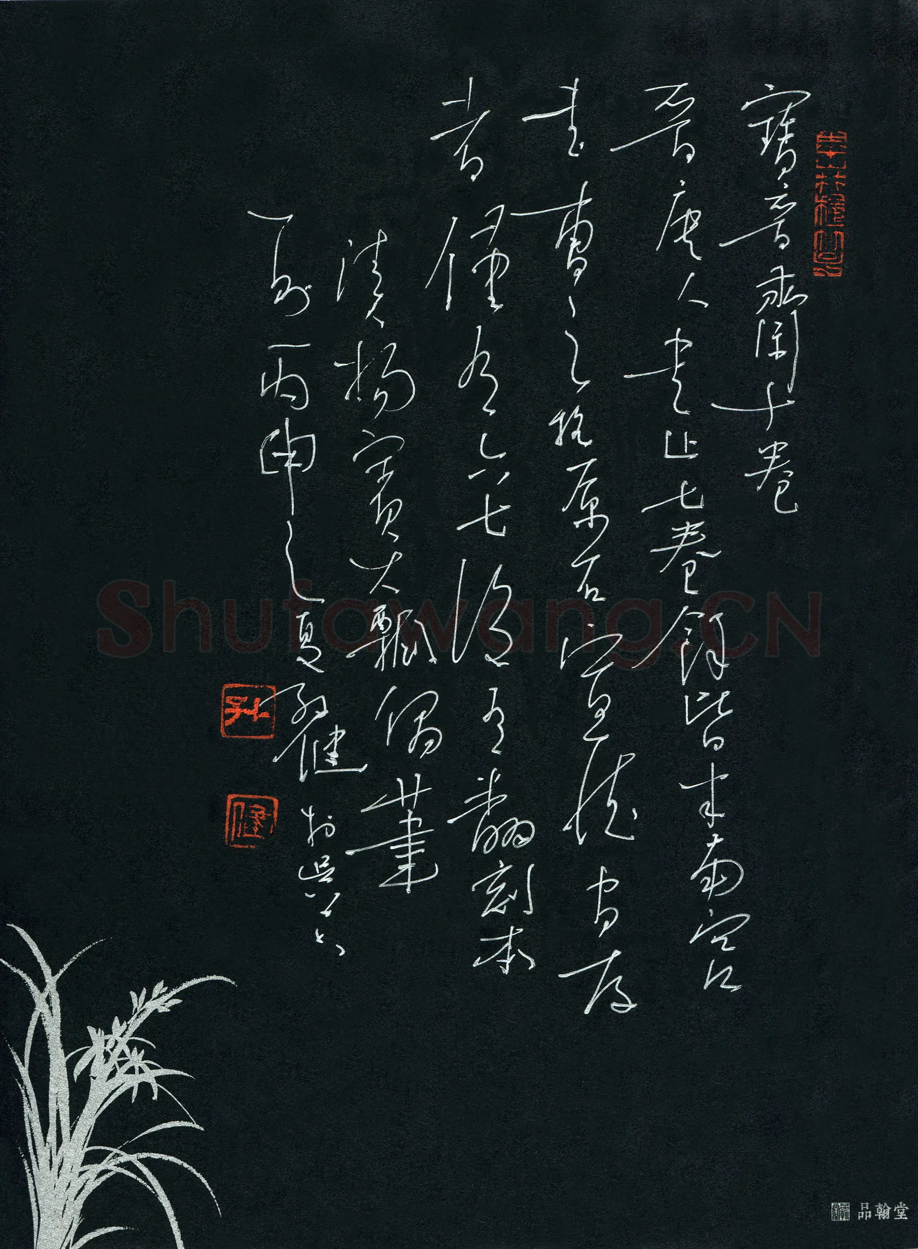 孙健硬笔草书杨宾大瓢偶笔,孙健硬笔书法作品