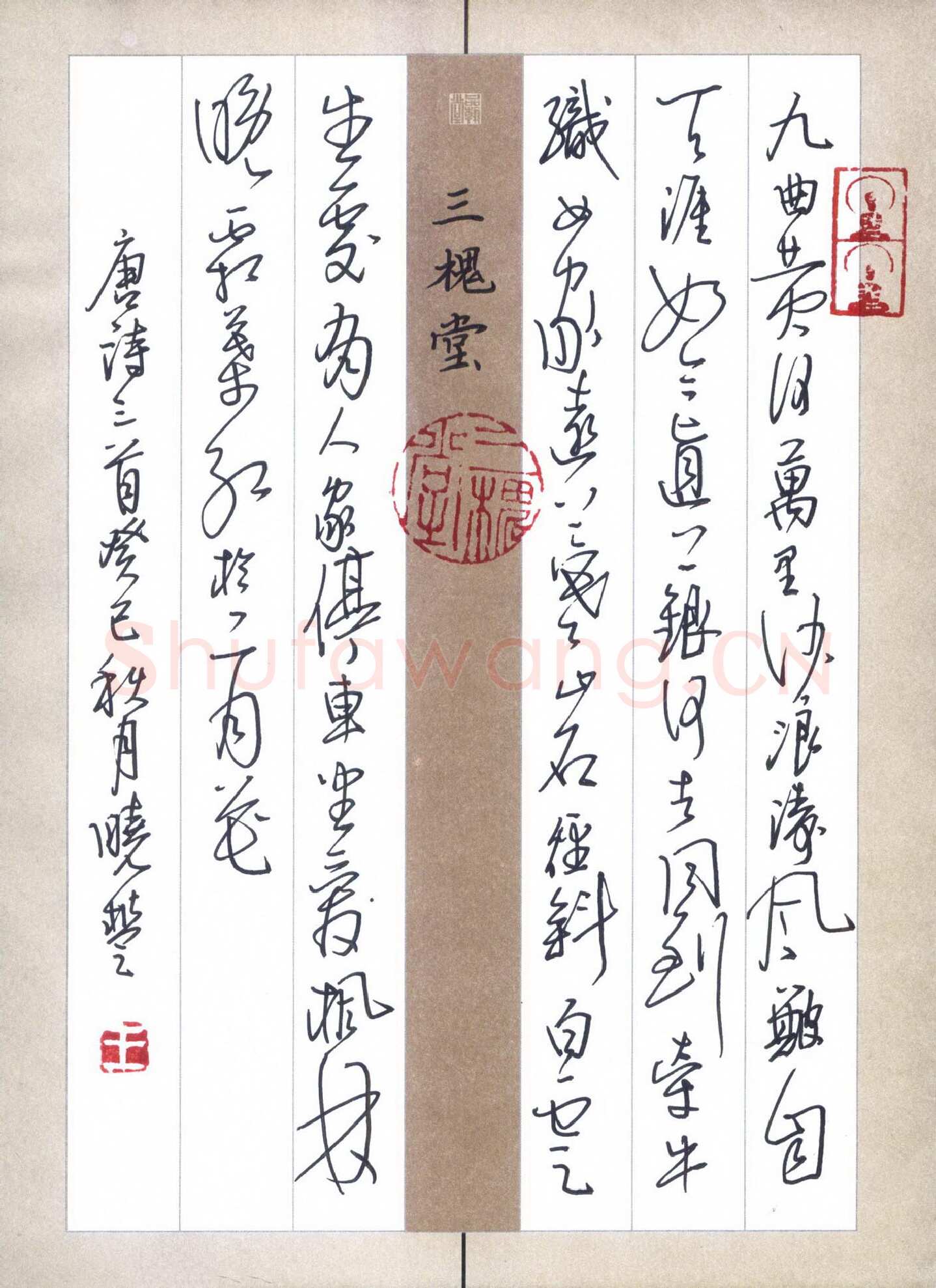 王晓丰硬笔行草唐诗三首,王晓丰硬笔书法作品