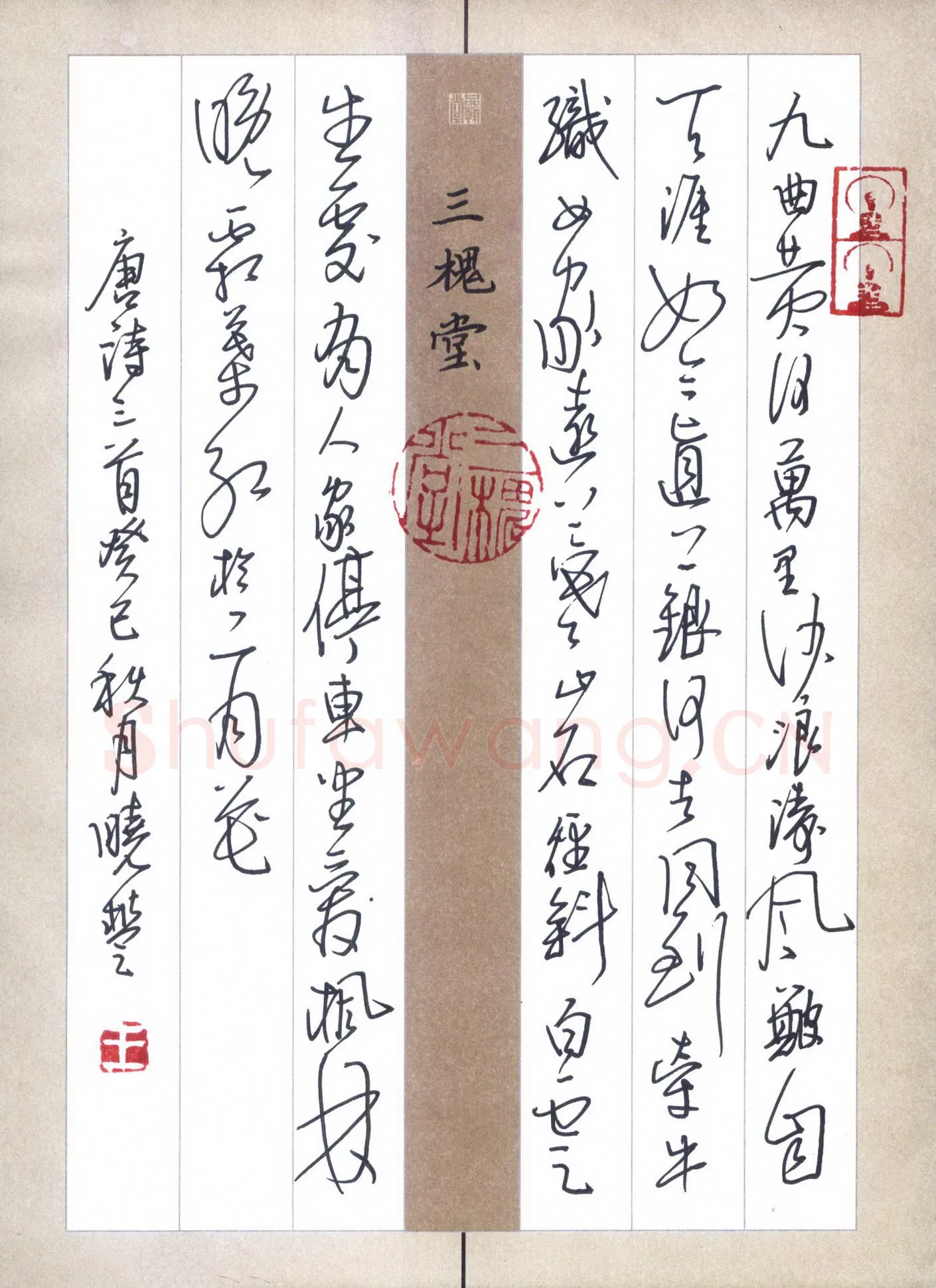 王晓丰硬笔行草唐诗三首,王晓丰硬笔书法作品