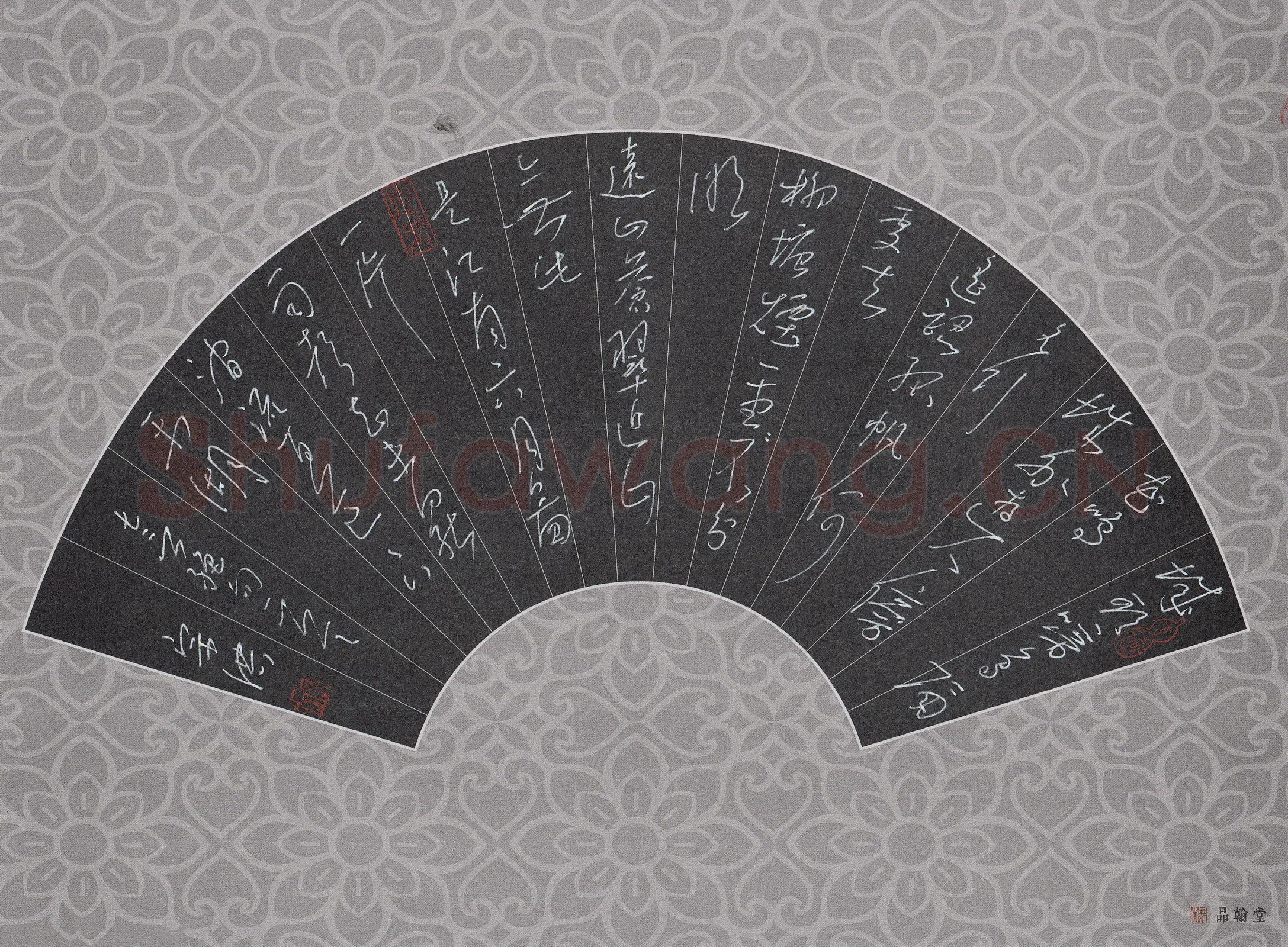 李宗洪硬笔草书七言绝句二首,李宗洪硬笔书法作品