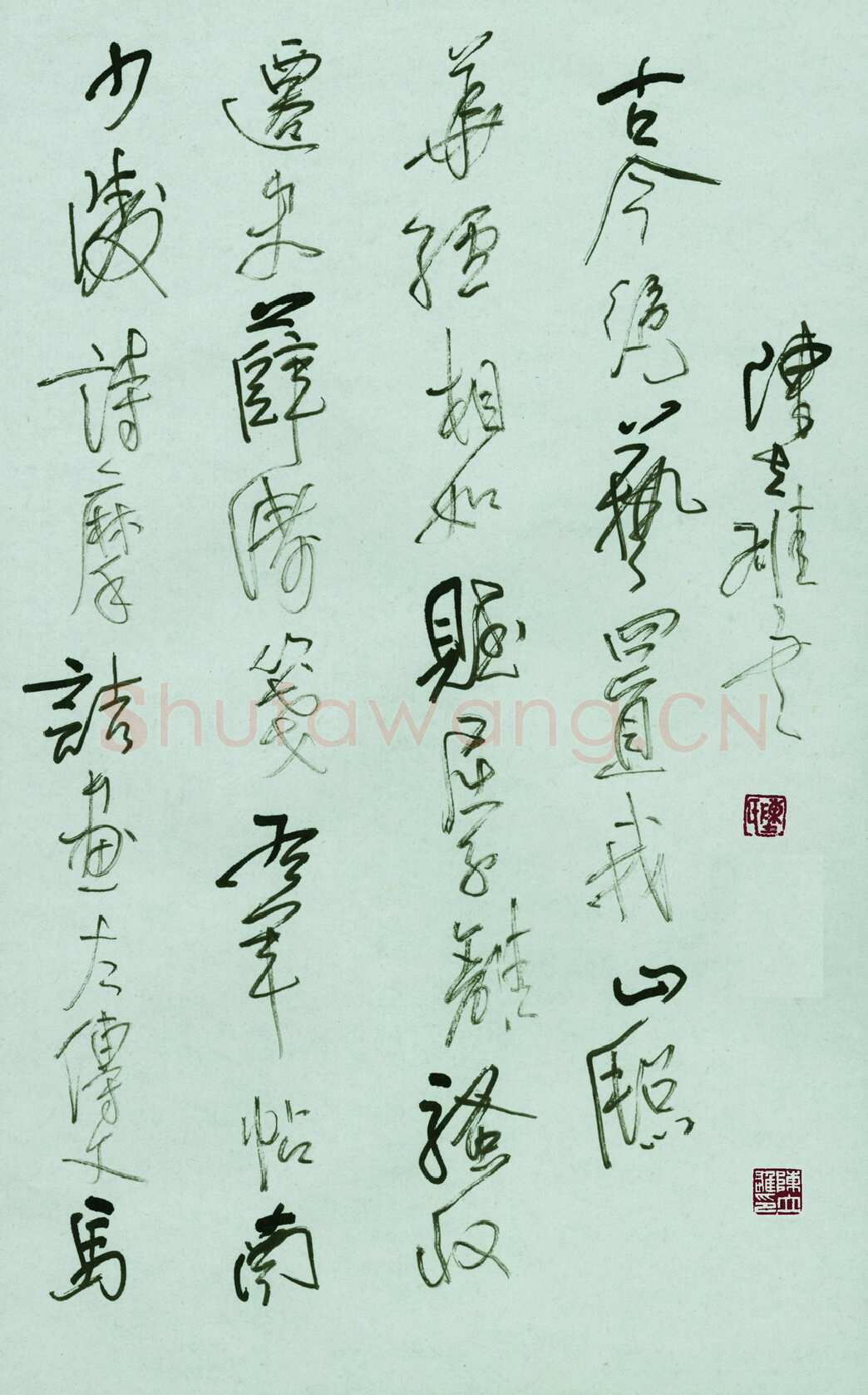陈立雄硬笔行书襄阳隆中诸葛亮故居联句,陈立雄硬笔书法作品