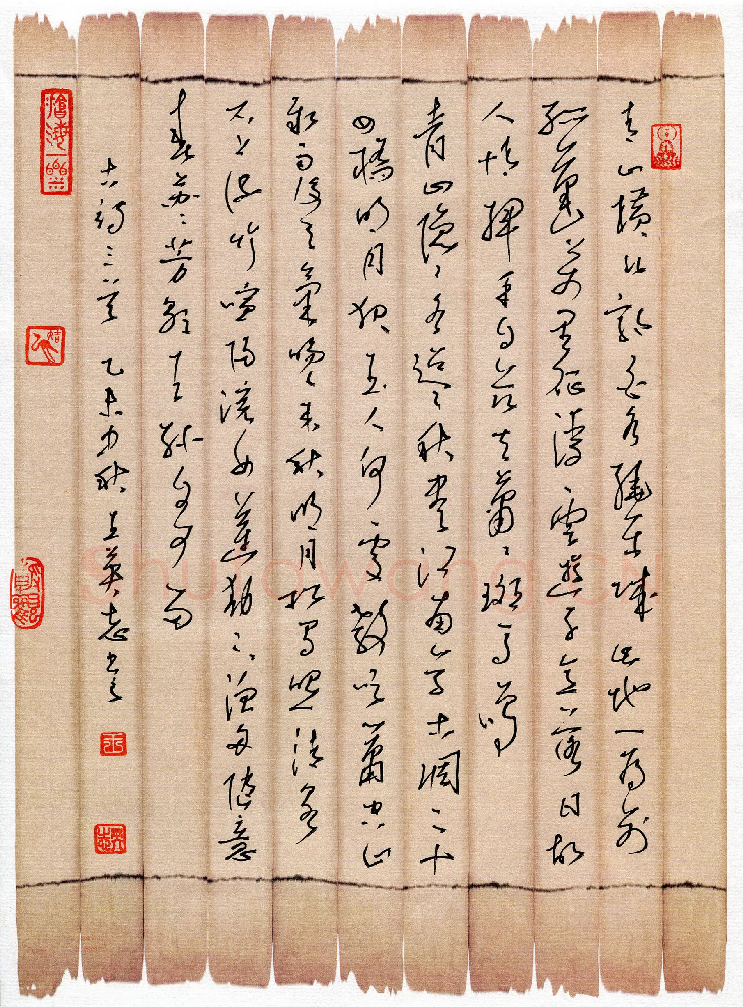 王英志硬笔草书古诗三首,王英志硬笔书法作品