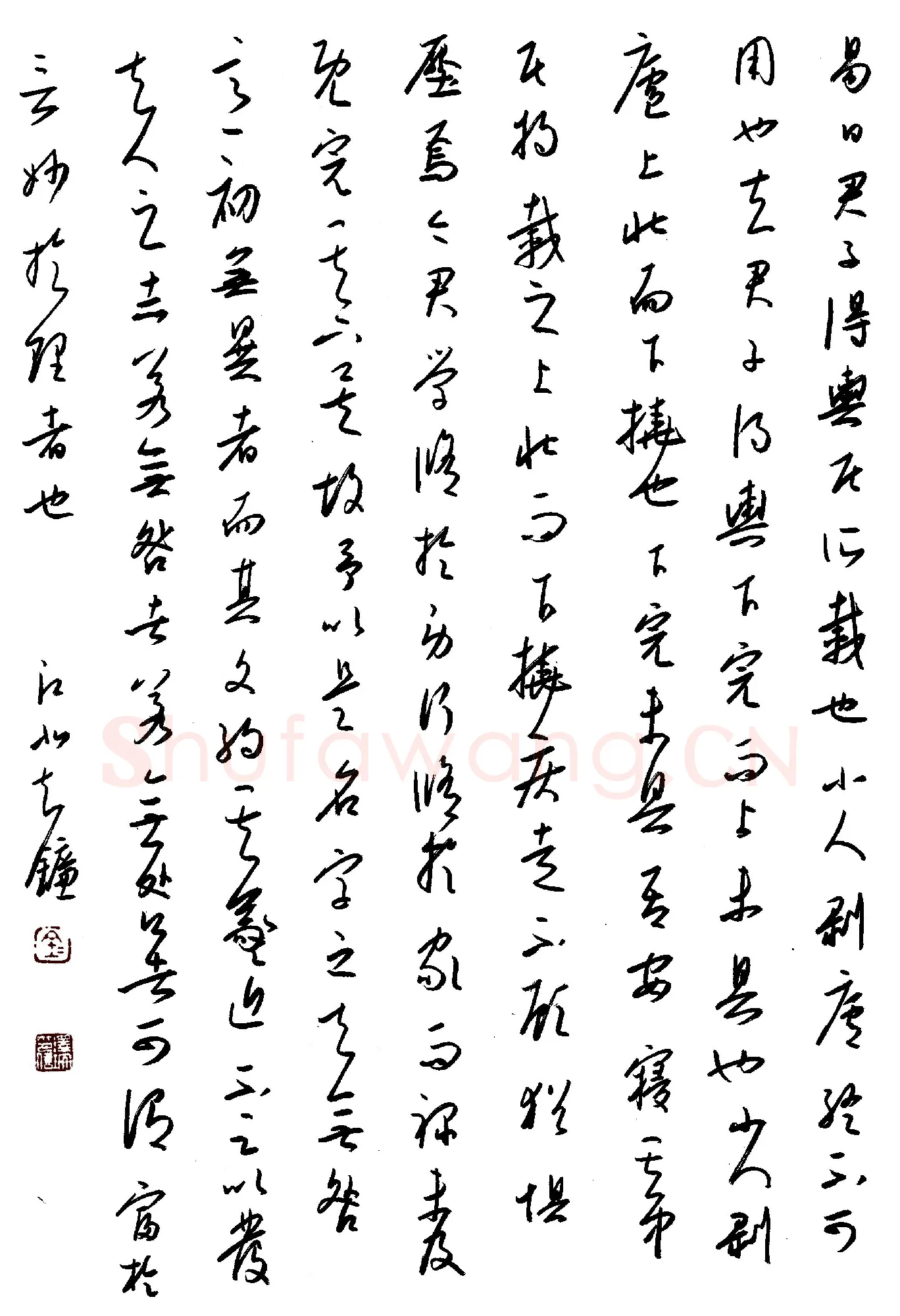 金泽珊硬笔行草苏轼书晁无咎所作杜舆子师字说后,金泽珊硬笔书法作品