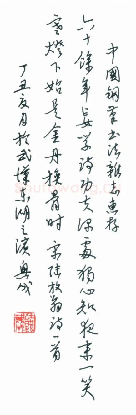 饶兴成手迹,饶兴成硬笔书法作品