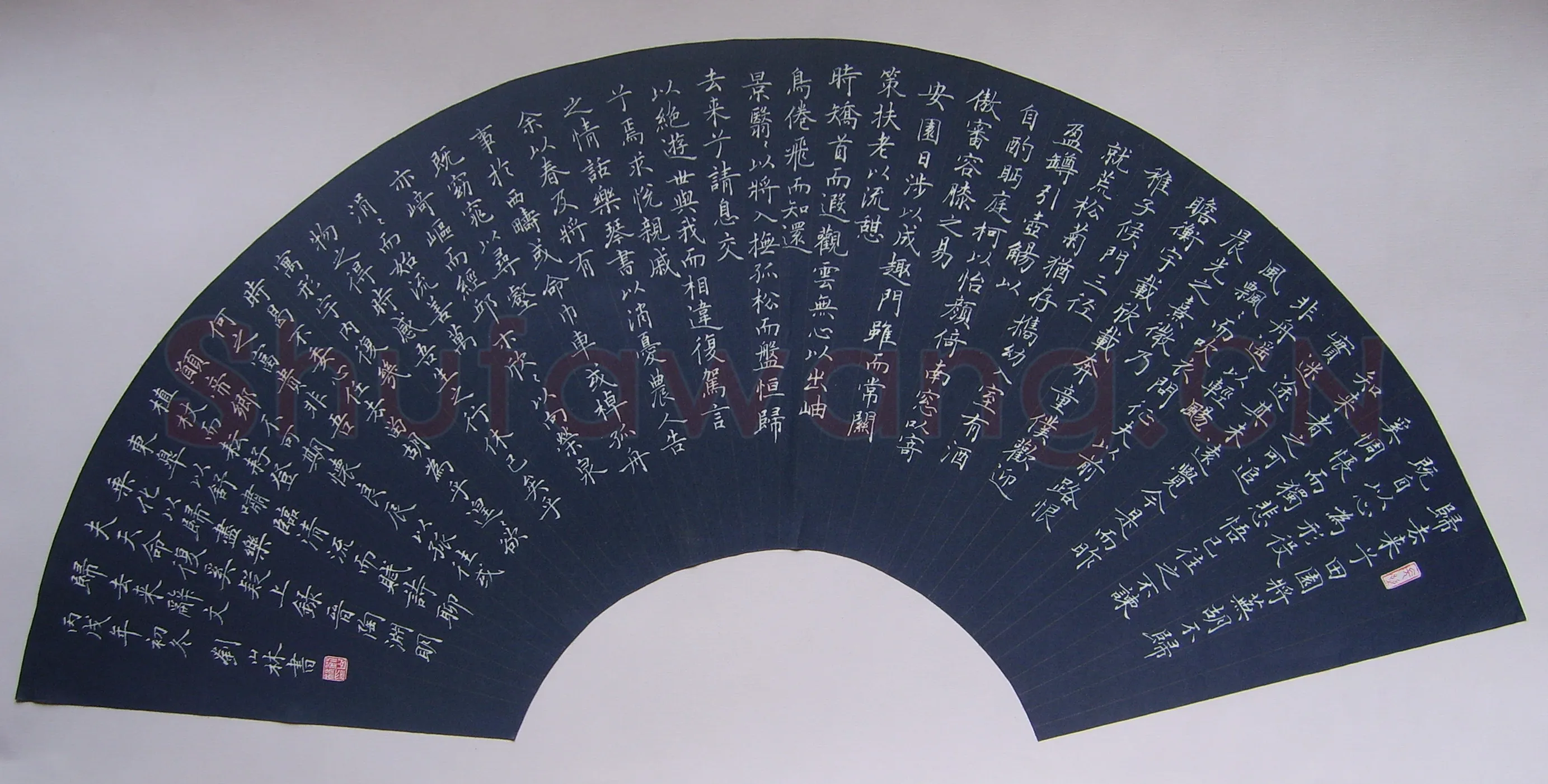 刘山林硬笔楷书陶渊明归去来兮辞,刘山林硬笔书法作品