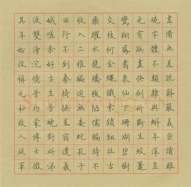 荆霄鹏硬笔楷书古诗一首,荆霄鹏硬笔书法作品
