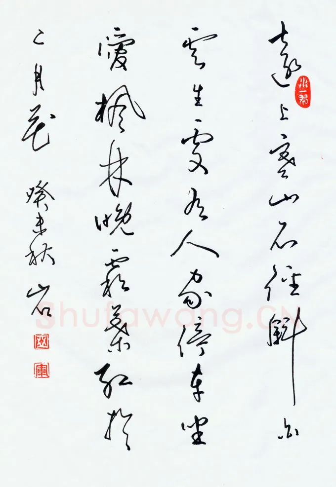蒋亚军硬笔行草杜牧诗,蒋亚军硬笔书法作品