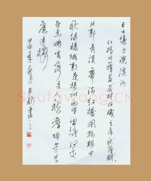齐玉新硬笔行草王士慎词浣溪沙,齐玉新硬笔书法作品
