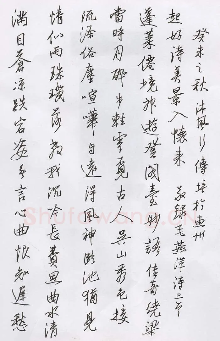 刘传培硬笔行书毛燕萍诗三首,刘传培硬笔书法作品