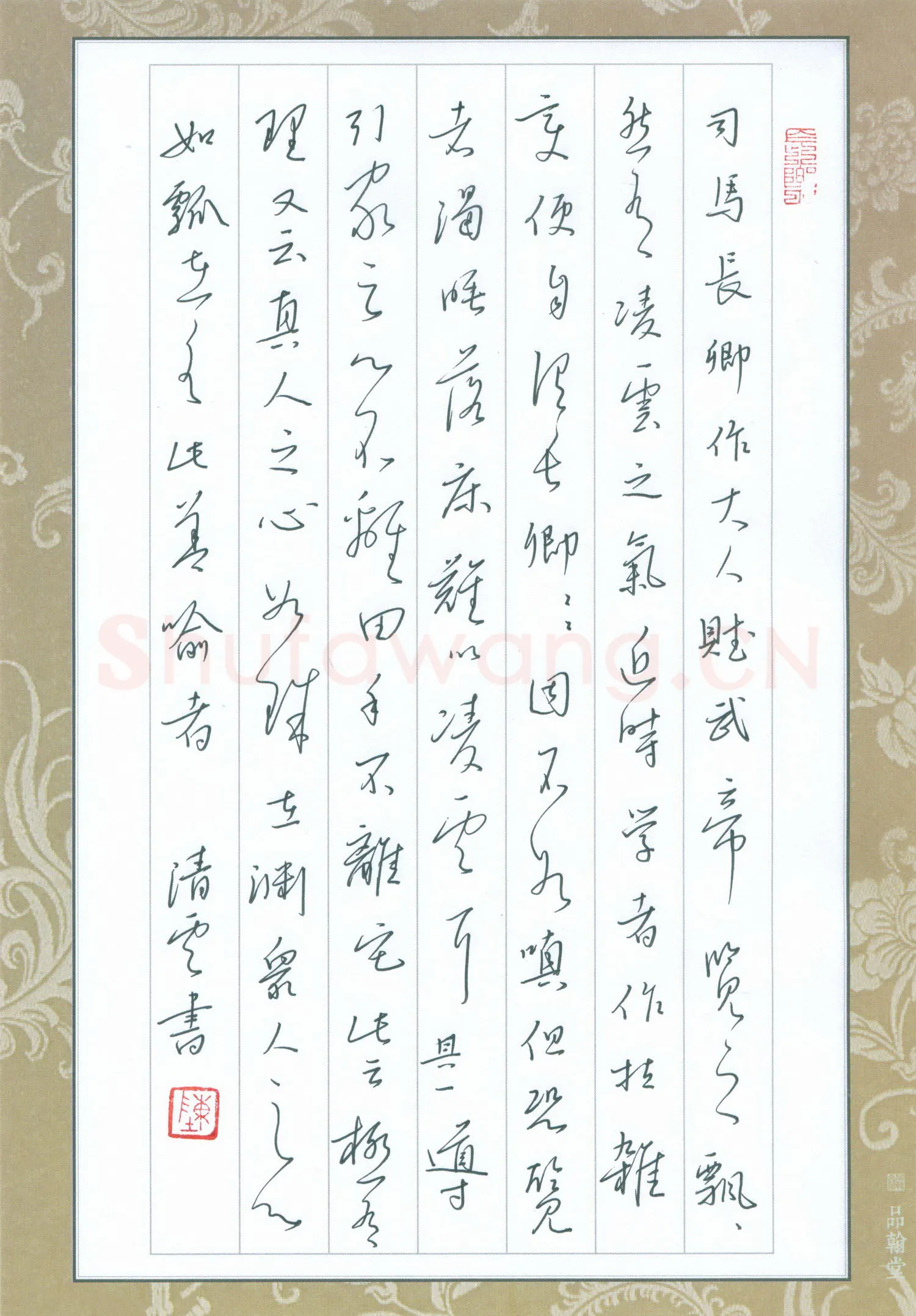 陈清云硬笔行草东坡书跋,陈清云硬笔书法作品