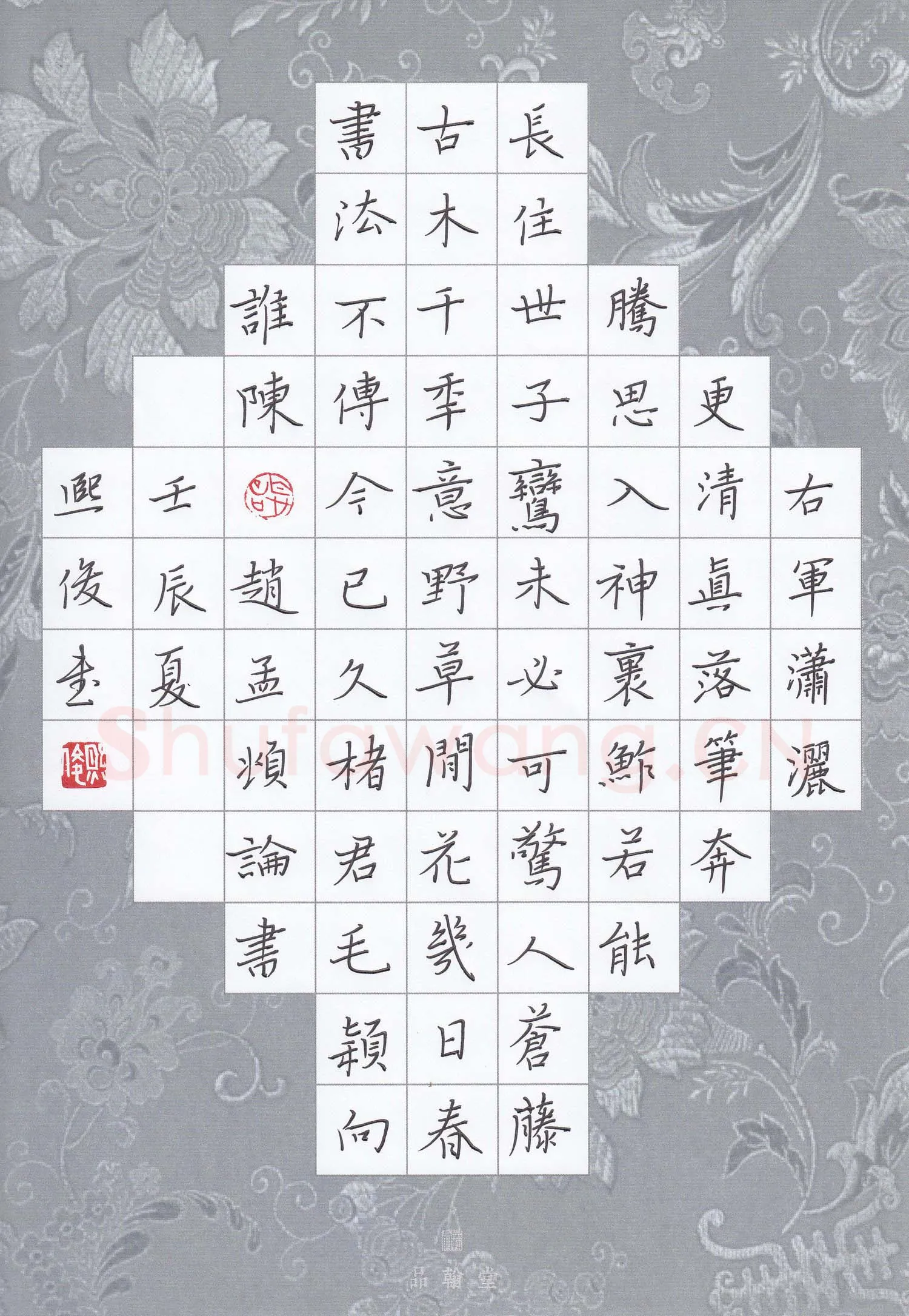 金熙俊硬笔楷书赵孟頫书论,金熙俊硬笔书法作品