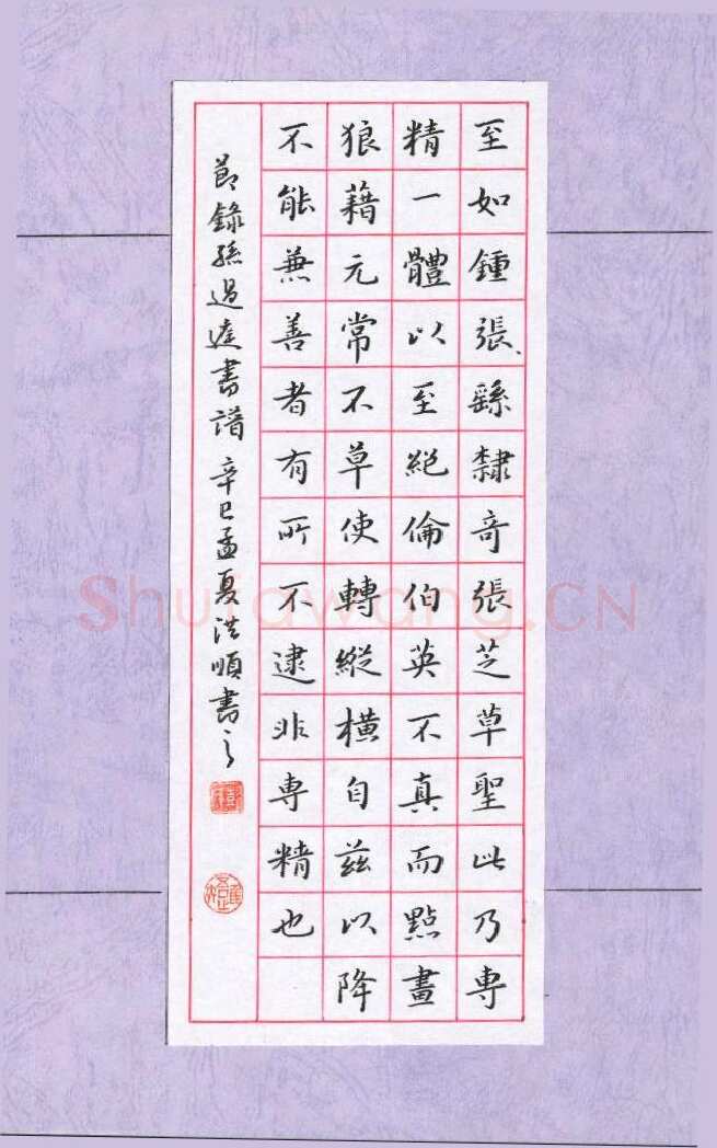彭洪顺硬笔楷书节录孙过庭书谱,彭洪顺硬笔书法作品