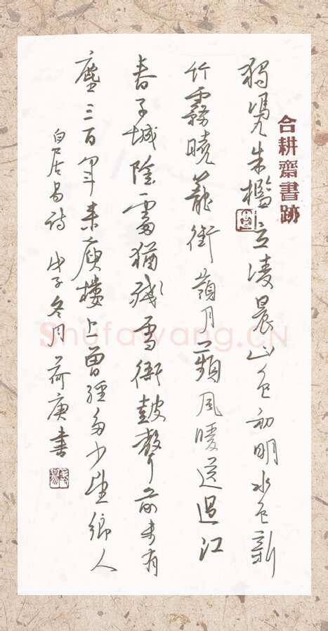 欧阳荷庚硬笔行草白居易诗,欧阳荷庚硬笔书法作品