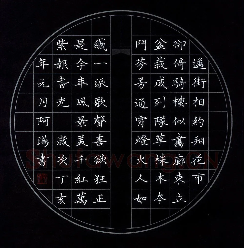 汤力硬笔楷书林伯渠诗一首,汤力硬笔书法作品