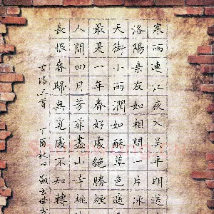 盛书城 硬笔楷书 古诗三首