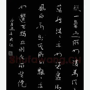曾白康 硬笔草书