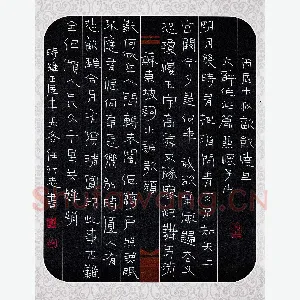 任行志 硬笔隶书 苏东坡词水调歌头