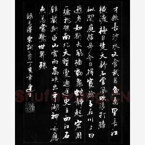 王连生 硬笔行书 毛泽东词一首