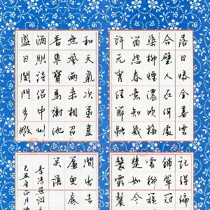 陈广 硬笔行书 李清照词永遇乐